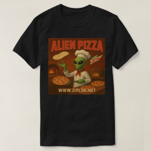 T-Shirt Alien Pizza
