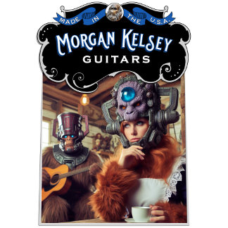 T-Shirt - alien profitant du thé et de la guitaris