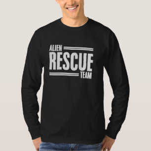 T-shirt Alien Secourt Équipe Funny Extraterrestrial Alien