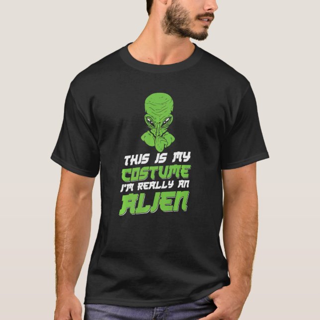 T-shirt Alien Ufo Mèmes amusant 3 (Devant)