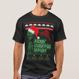T-shirt Alien UFO Vilain Sweater Knagged