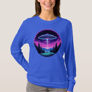 T-shirt Alien vaisseau spatial rétro futuriste