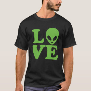 T-shirt Alien vert
