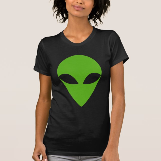 T-SHIRT ALIEN VERT (Devant)