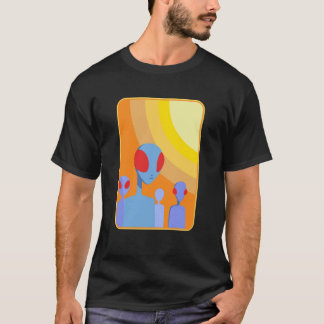 T-shirt Aliens de la théorie des couleurs