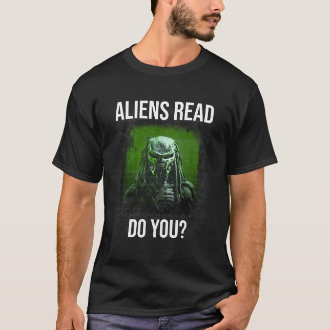 T-shirt Aliens Lisez Do You Funny Aliens (Devant)