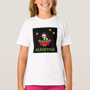 T-shirt aliens ROCKin dans un Joyeux Noël !