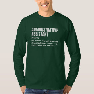 T-shirt Alimentation de l'assistant d'administration