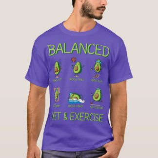 T-shirt Alimentation équilibrée et exercice