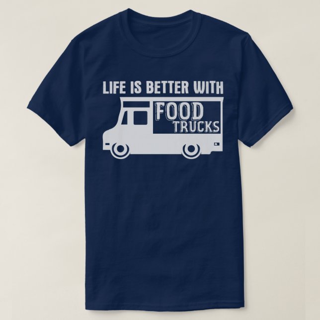 T-shirt Alimentation Trucker Plaisanterie Foodie Panier St (Design devant)