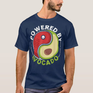 T-shirt Alimenté Par Avocado Guac Guacamole Keto Avocado L