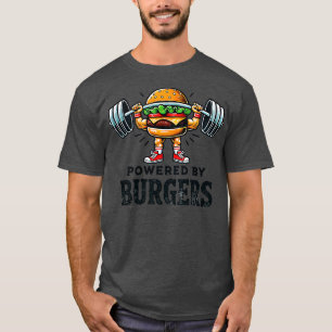 T-shirt Alimenté Par Des Burgers