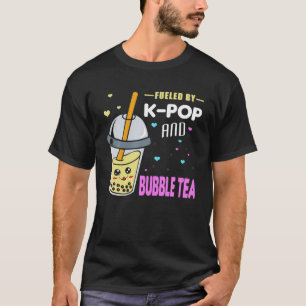 T-shirt Alimenté Par K-Pop Et Bubble Tea - Otaku