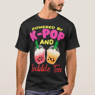 T-shirt Alimenté Par KAnd Bubble Tea KDrama Corée K