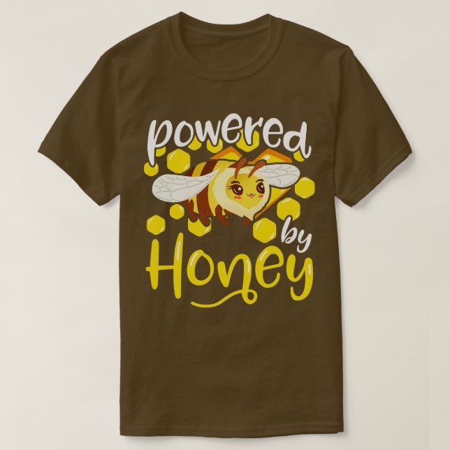 T-shirt Alimenté Par L'Abegardien De Miel (Design devant)