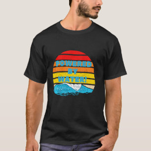 T-shirt Alimenté Par L'Eau Vintage Fasting Heals Fat Burn
