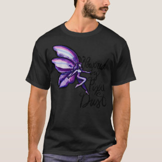 T-shirt Alimenté par Pixie Dust Purple Fairy