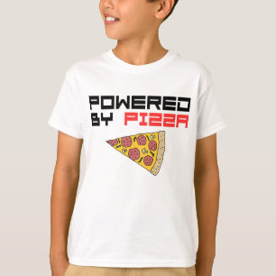 T-shirt Alimenté Par Pizza