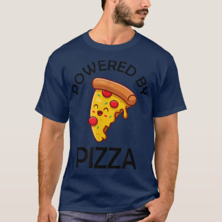 T-shirt Alimenté Par Pizza Alimentation Louvain Pizza Cita