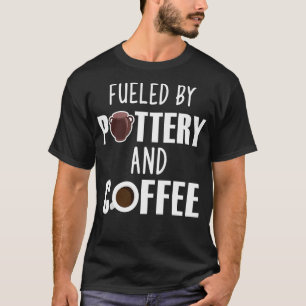 T-shirt Alimenté Par Poterie Et Potters Lover Café Don 1
