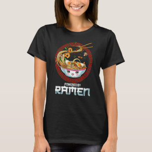 T-shirt Alimenté Par Ramen Coréen Soupe aux nouilles Japon