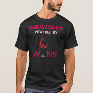T-shirt Alimenté Par Wine Assistant Médicale