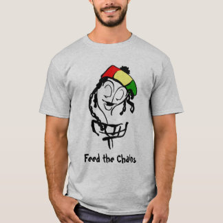 T-shirt Alimentez les chaînes, panier de Rasta