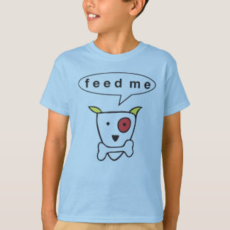 T-shirt "Alimentez-moi" les enfants pièce en t