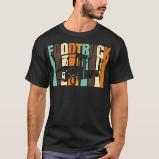 T-shirt Aliments vintages Camion Foodtruck Streetfood bour
