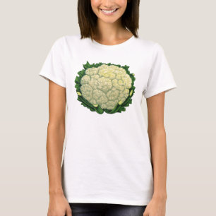 T-shirt Aliments vintages Légumes Légumes Chou-fleur