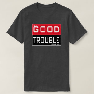 T-shirt ALKEBULAN - BON PROBLÈME (Rouge et Noir)