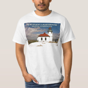 T-shirt Alki Point Lighthouse, Seattle Washington Shirt