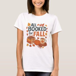 T-shirt All about books｜Autumn reads｜Fall reading png｜Fall