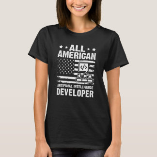 T-shirt All American Artificial Intelligence Developer