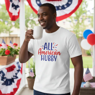 T-Shirt All American Hubby 4 juillet