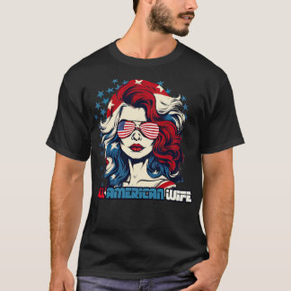 T-shirt All American Wife 2