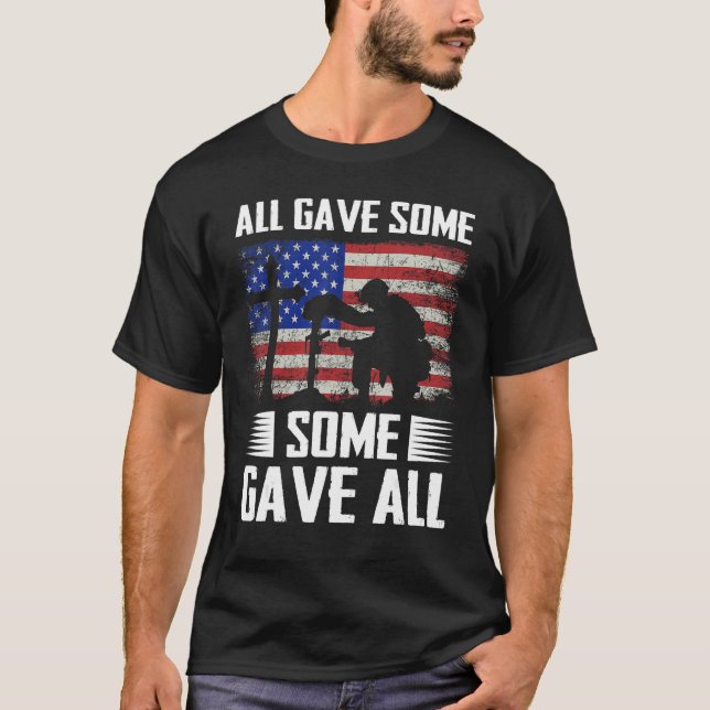 T-shirt All Gave Some Some Gave All (Devant)