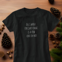 T-shirt All I Want For Christmas pour Horse Girl