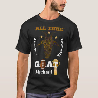 T-shirt All Time Imaginaire Football GOAT Tee (Personnalis