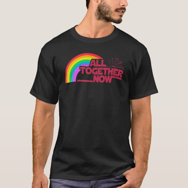 T-shirt All Together Now Summer Reading 2023 Rainbow Book  (Devant)