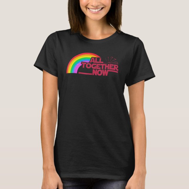 T-shirt All Together Now Summer Reading 2023 Rainbow Book  (Devant)