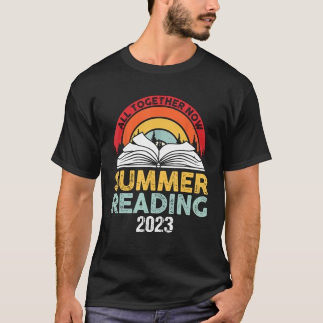 T-shirt All Together Now Summer Reading Program 2023 Book  (Devant)