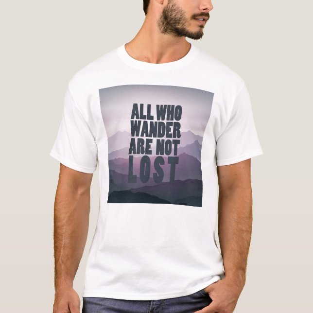T-shirt All Who Wander (Devant)