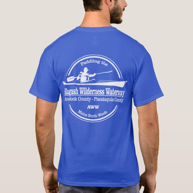 T-shirt Allagash Wilderness Waterway (SK) (Dos)