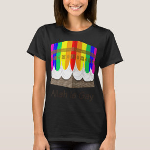 T-shirt Allah est gay athée Gay pride LGBT