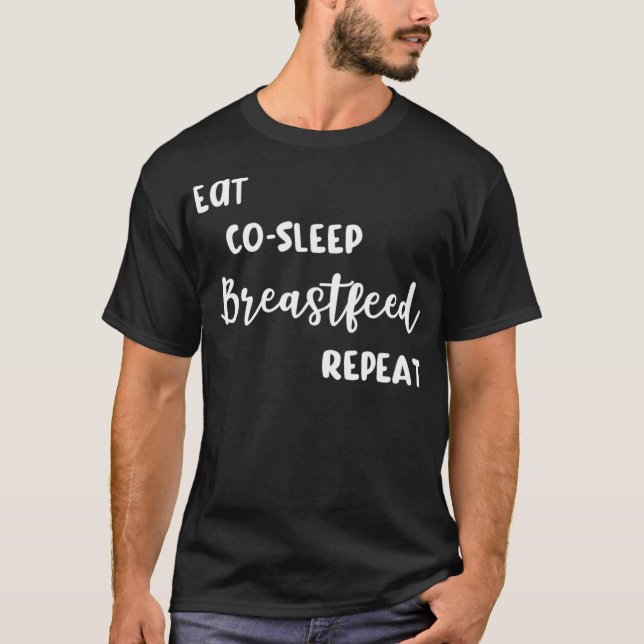 T-shirt Allaitement maternel Manger CoSommeil Allaitement  (Devant)