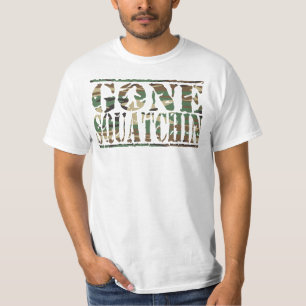 T-shirt allé de police de Squatchin Camo