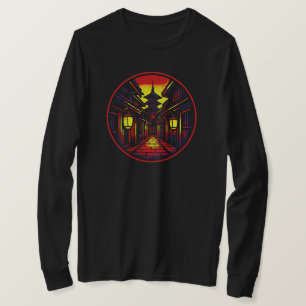 T-shirt Allée mystique - Pagode NOIR SEULEMENT