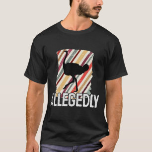 T-shirt Allégué autruche Letterkenny - cadeau d'amant