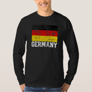 T-shirt Allemagne Allemand Drapeau Fierté Racines Pays Fam